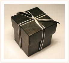Black Box with Ribbon