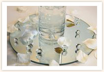 Mirror Plate with Petals