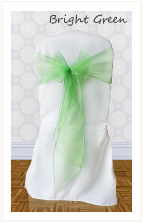 Chair Sash Hire For Weddings, Emerald Green Chair Covers